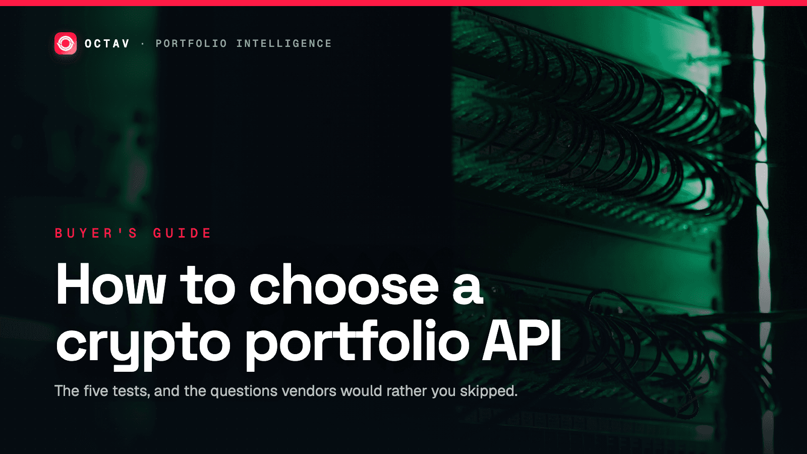 Banner: How to choose a crypto portfolio API