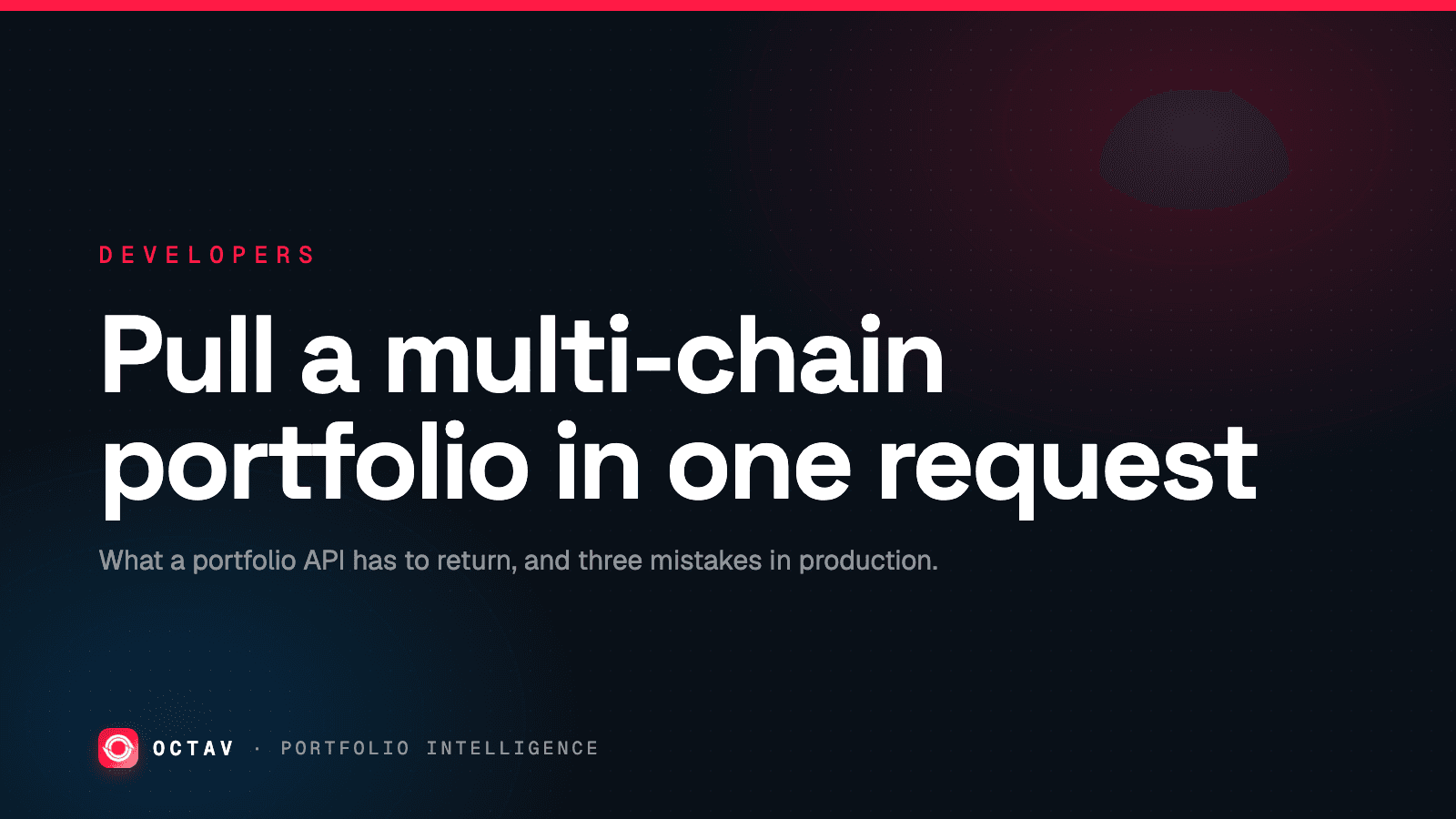 Banner: Pull a multi-chain portfolio in one request