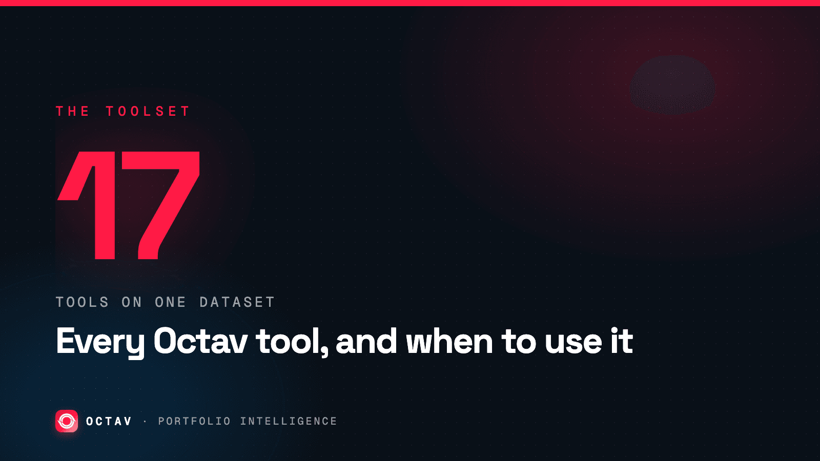 Banner: Every Octav tool, and when to use it