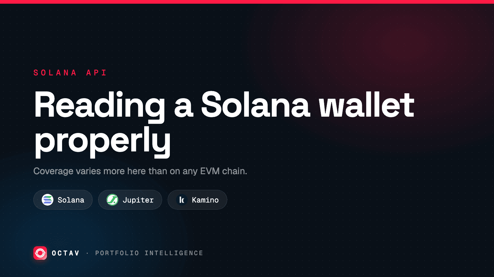Banner: Reading a Solana wallet properly