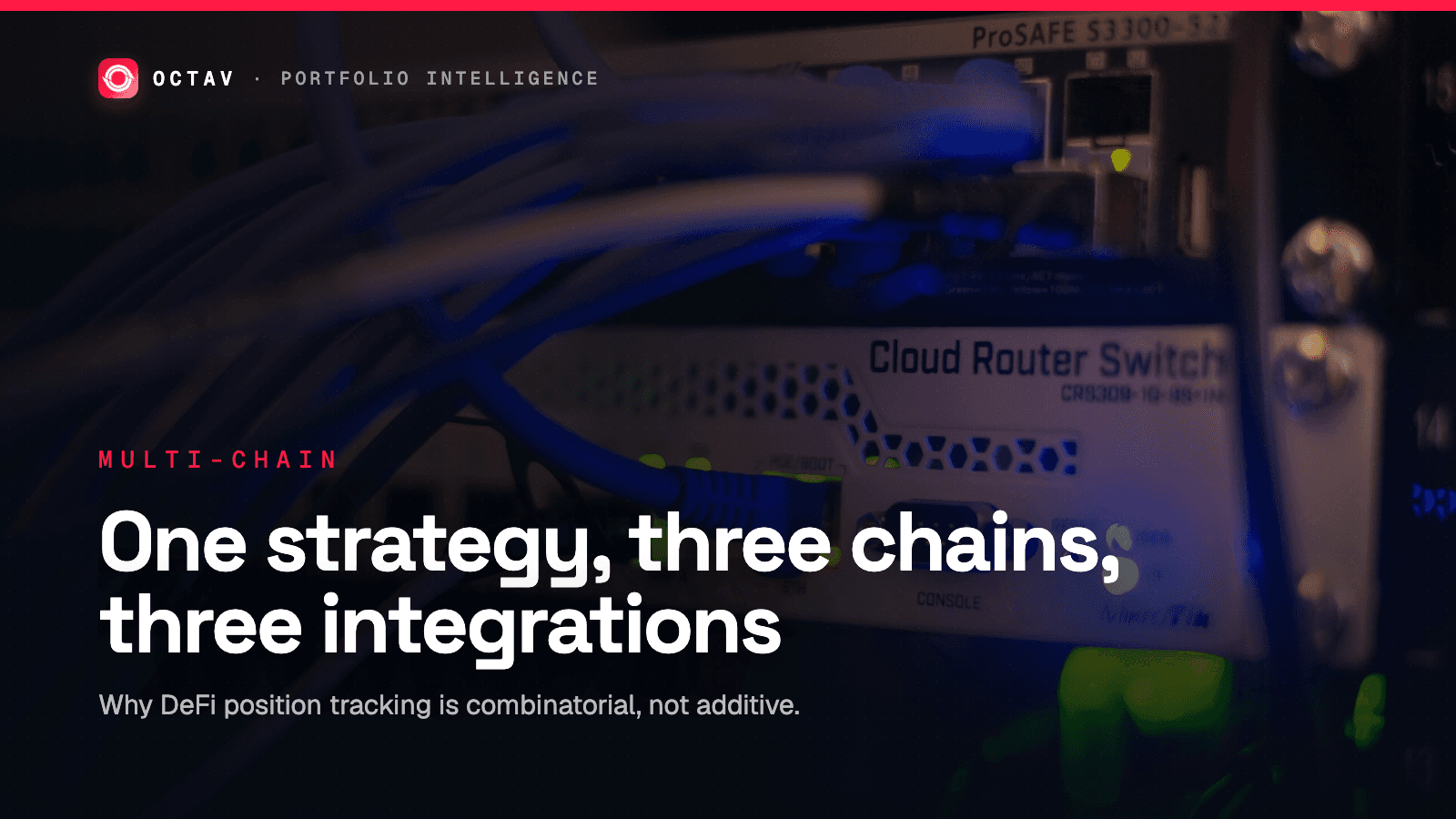 Banner: One strategy, three chains, three integrations
