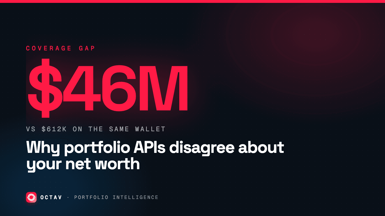 Banner: Why portfolio APIs disagree about your net worth