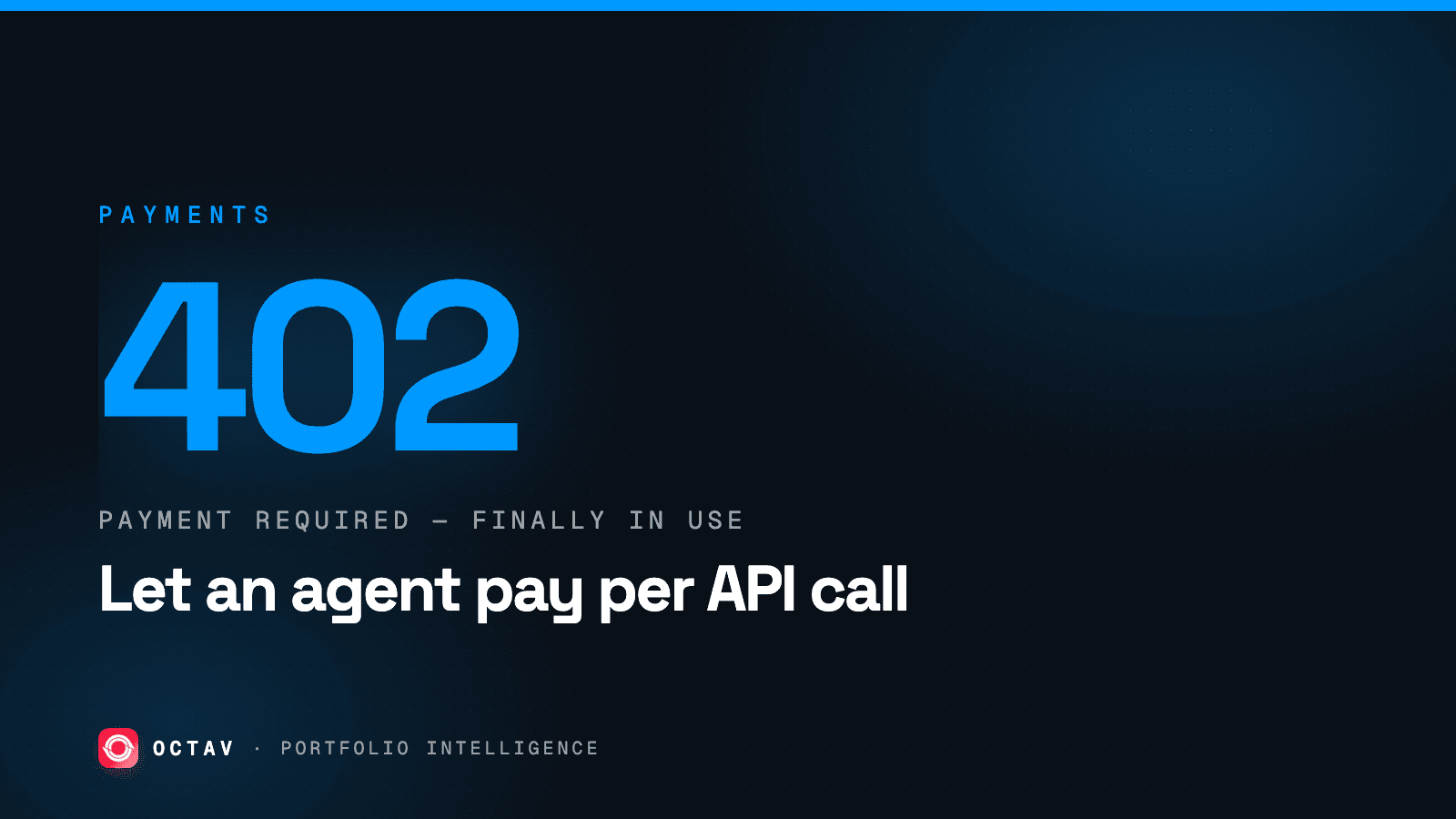 Banner: Let an agent pay per API call